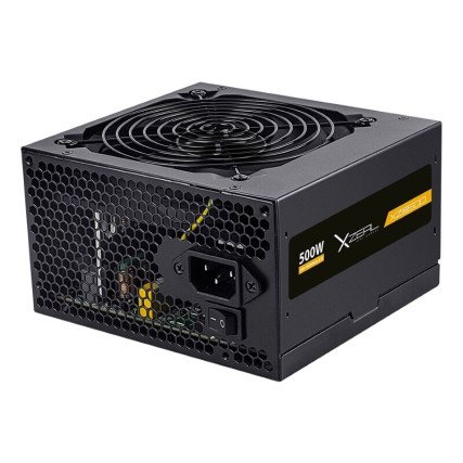 Fuente De Poder Xzeal Xz500 Atx 500w 80plus No Modular Negro (xzps500b)