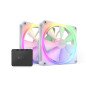 Ventilador NZXT P/Gab 140mm F140 RGB Twin wh 80 EA RF-R14DF-W1
