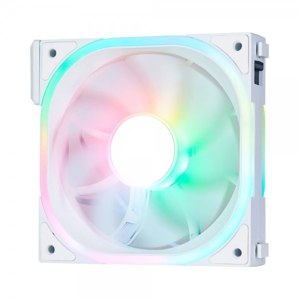 Ventilador Game Factor FG500-WH ARGB, 120mm, 1900RPM, Blanco