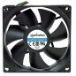 Ventilador Manhattan 3-pin para PC, 80mm, 2500RPM, Negro