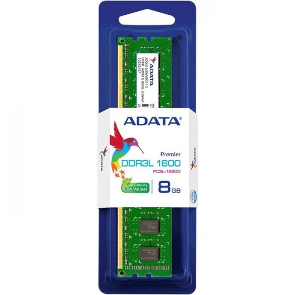 Memoria RAM Adata DDR3L, 1600MHz, 8GB, CL11, U-DIMM