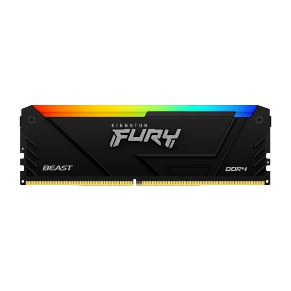 Memoria RAM Kingston FURY Beast RGB DDR4, 3200MHz