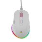 Mouse Gamer Getttech Blanco RGB 6400 DPI Ergonomico 1000HZ