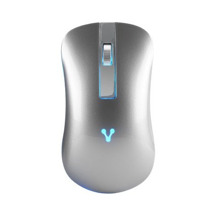 Mouse Vorago MO-305-SL Slim Led RGB Inalambrico Recargable Plata