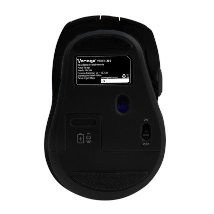 Mouse Vorago Óptico MO-306, Inalámbrico, USB, 2400DPI, Negro