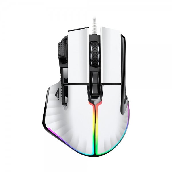 Mouse Gamer Game Factor Óptico MOG602-WH, Alámbrico, USB A, 19.000DPI