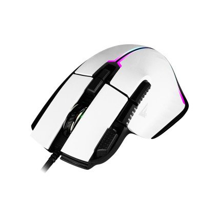 Mouse Gamer Game Factor Óptico MOG602-WH, Alámbrico, USB A, 19.000DPI