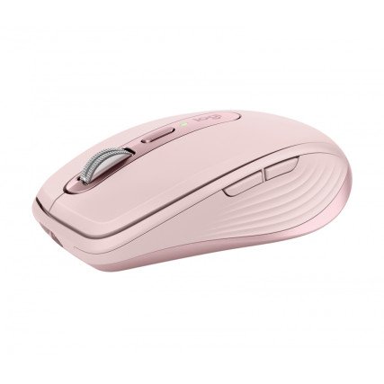 Mouse Logitech Óptico MX Anywhere 3, Recargable, Inalámbrico, USB, 4000DPI, Rosa