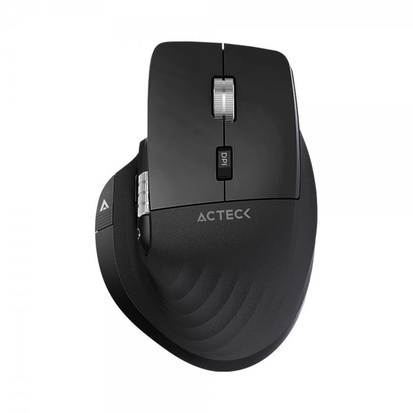 Mouse Ergonómico Acteck Óptico Virtuos Pro MI780, Inalámbrico, Bluetooth/USB-C, 3000DPI