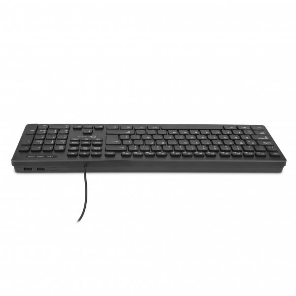 Teclado Slim Getttech Negro Español USB Con Reposamanos (GGK-ESMWR-01)