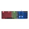 Teclado Stylos Alambrico Membrana 100% USB1.4M Transparente Sttealled 1T