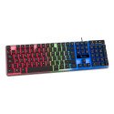 Teclado Stylos Alambrico Membrana 100% USB1.4M Transparente Sttealled 1T