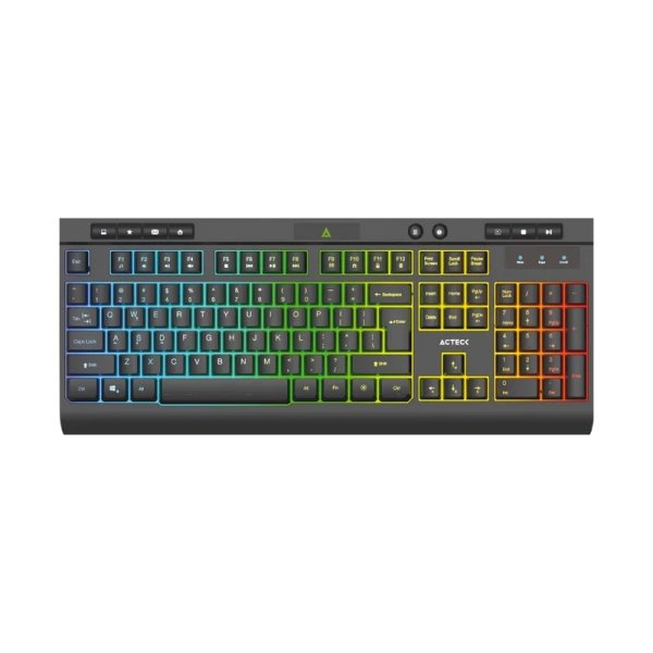 Teclado Acteck Aurean TA477G Alambrico USB/ RGB/ NEG AC-936743