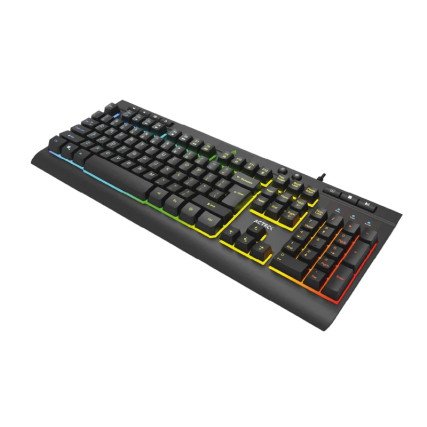 Teclado Acteck Aurean TA477G Alambrico USB/ RGB/ NEG AC-936743