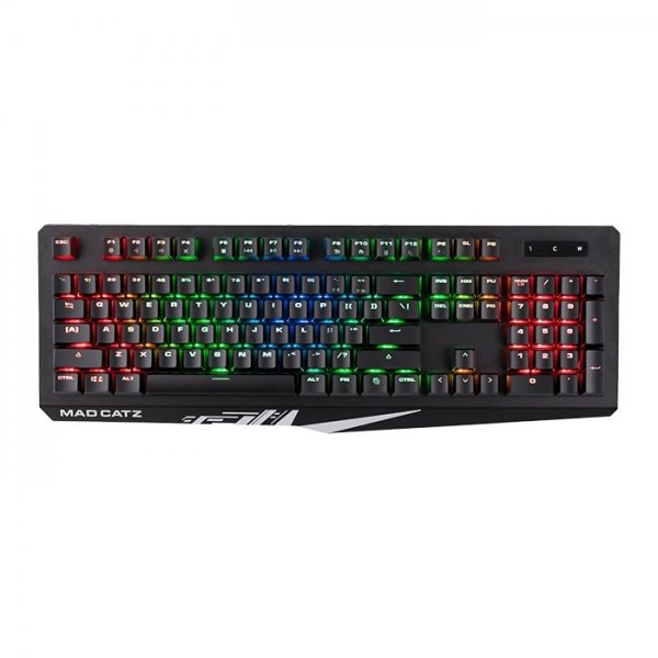 Teclado Gamer Mad Catz S.T.R.I.K.E. 4 RGB, Teclado Mecánico, Cherry MX Red, Alámbrico