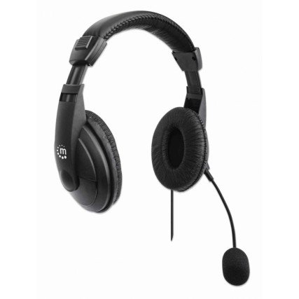 Audifono Manhattan C/Microfono USB Mediano, Control Integrado 179843
