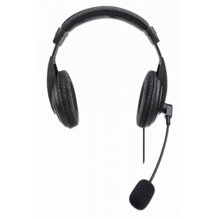 Audifono Manhattan C/Microfono USB Mediano, Control Integrado 179843