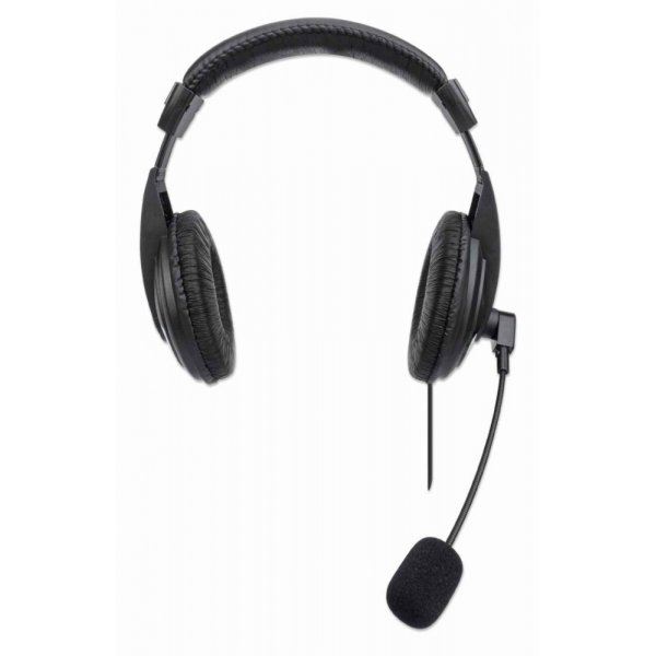 Audifono Manhattan C/Microfono USB Mediano, Control Integrado 179843