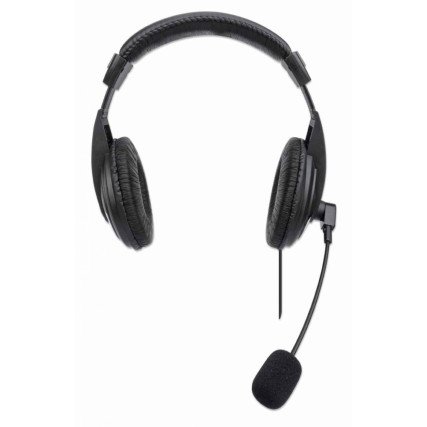 Audifono Manhattan C/Microfono USB Mediano, Control Integrado 179843