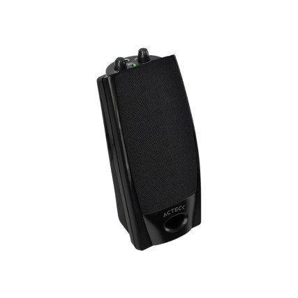 Bocinas 2.0 Acteck p/escritorio AX-2500 Conexión 3.5 mm Negro (AUBO-014)
