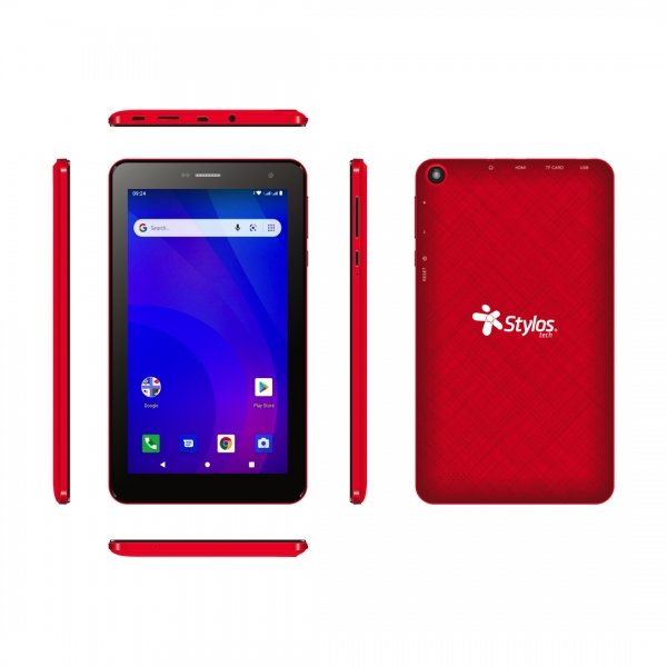 Tablet Stylos Taris Quad Core 16 GB Ram 1GB 7" Roja STTA116R