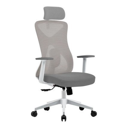 Silla Oficina Acteck PROEC737 Ajus Lumbar 120 Kg Blanco AC-937245