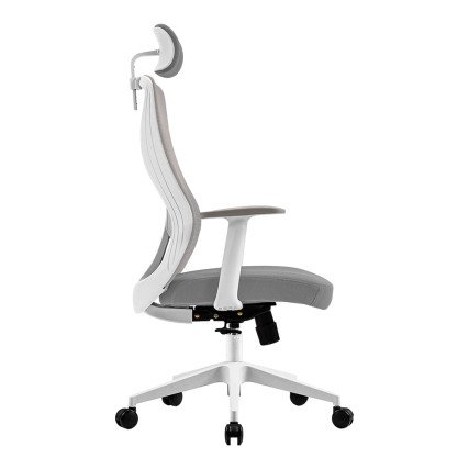 Silla Oficina Acteck PROEC737 Ajus Lumbar 120 Kg Blanco AC-937245