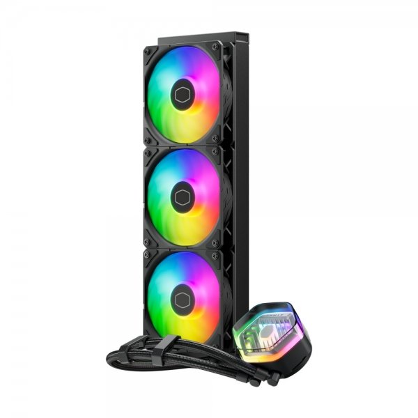 Cooler Master MasterLiquid 360 Atmos Enfriamiento Líquido para CPU, 3x 120mm, 690 - 2500RPM