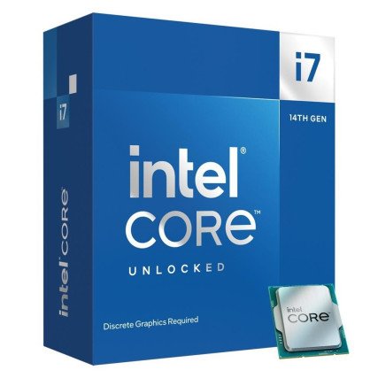 Procesador Intel Core i7-14700KF, S-1700, 3.40GHz, 20-Core, 33MB