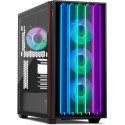 Gabinete Yeyian Mirage S con Ventana, Midi-Tower, ATX/Micro-ATX/ITX, USB 3.2, sin Fuente, sin Ventiladores Instalados, Negro