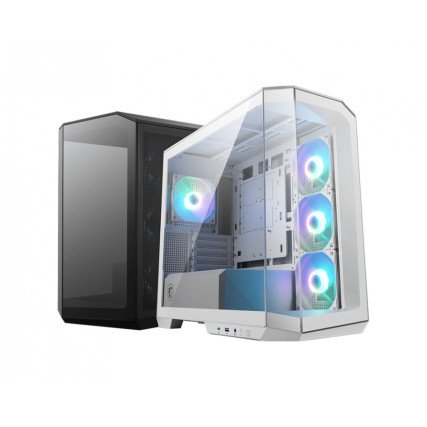 Gabinete MSI MAG PANO M100R PZ con Ventana ARGB, Micro-Tower, Micro-ATX/ITX, USB 3.2, sin Fuente