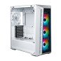 Gabinete Cooler Master MasterBox MB520 ARGB con Ventana, Midi-Tower, ATX/EATX/Micro ATX/Mini-ITX/SSI, sin Fuente, Blanco