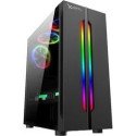 Gabinete XZEAL XZ120 con Ventana RGB, Tower, ATX/Micro ATX/Mini-ATX, USB 2.0/3.0, sin Fuente