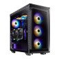 Gabinete XPG Battlecruiser MID-T Black 4 FAN (BATTLECRUISERIIST-BKCWW) Gabinete XPG Battlecruiser MID-T Black 4 FAN (BATTLECRUISERIIST-BKCWW)