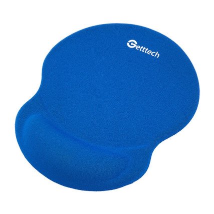 Mousepad Getttech con Descansa Muñecas GGD-STD-01, Azul