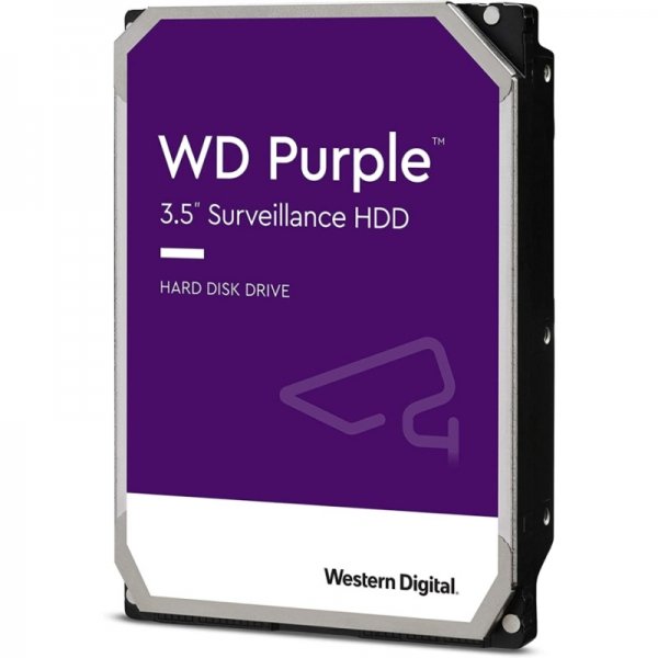 Disco Duro para Videovigilancia Western Digital WD Purple Surveillance 3.5", 6TB, SATA, 6 Gbit/s, 256MB Caché