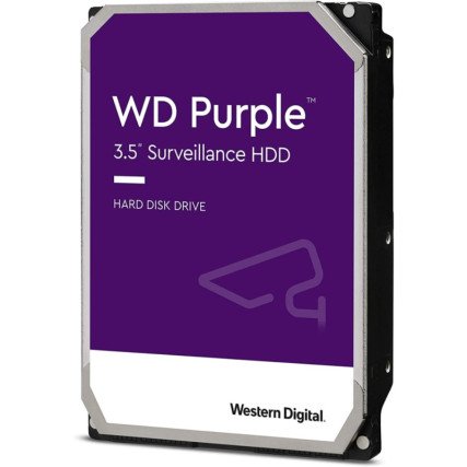 Disco Duro para Videovigilancia Western Digital WD Purple Surveillance 3.5", 6TB, SATA, 6 Gbit/s, 256MB Caché