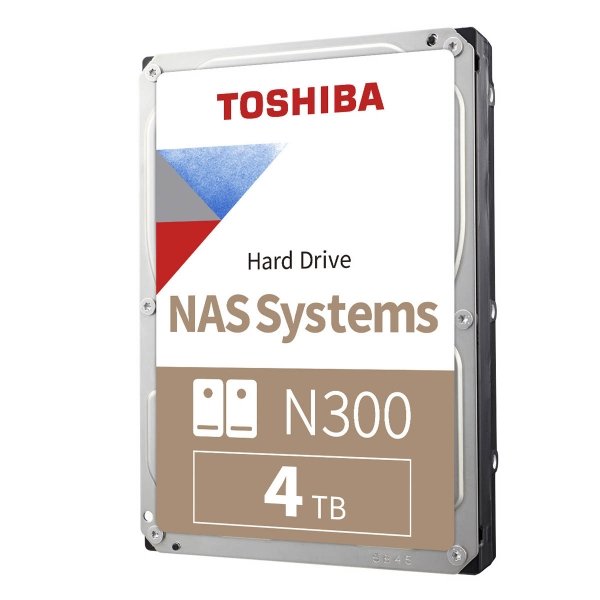 Disco Duro para NAS Toshiba N300 3.5'' de 1 a 8 Bahias, 4TB, SATA III, 6 Gbit/s, 7200RPM, 256MB Caché