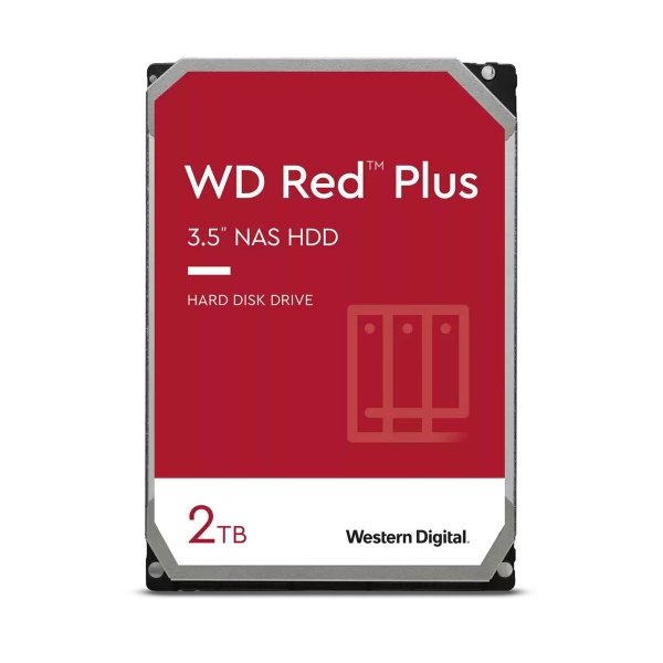 Disco Duro Interno WD Red Plus 2TB 5400RPM Sata III 64MB
