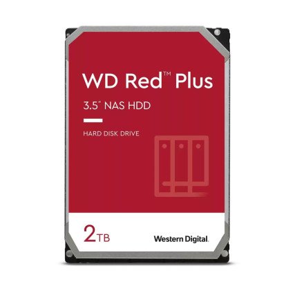 Disco Duro Interno WD Red Plus 2TB 5400RPM Sata III 64MB