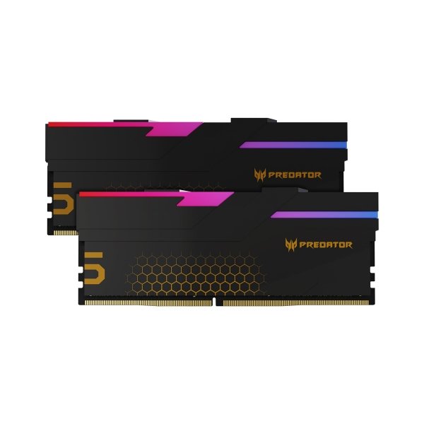 Kit Memoria RAM Acer Predator Hermes RGB DDR5, 7200MHz, 48GB (2x 24GB), CL36, XMP
