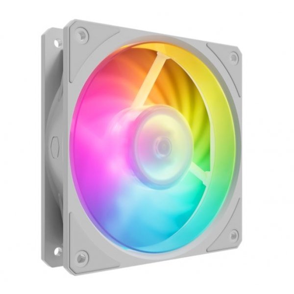 Ventilador Cooler Master Mobius 120P ARGB, 120mm, 2400RPM, Blanco