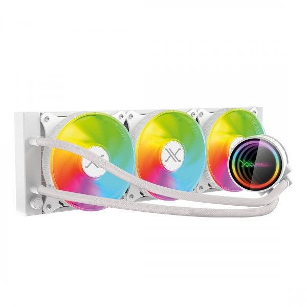 Enfriamiento Liquido Xzeal XZ-411 360MM INTEL/AMD Blanco (XZCO411W)