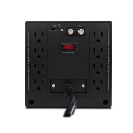 CDP R-AVR3008 3000VA/1500W Regulador, 8 Salidas, Proteccion  Coaxial