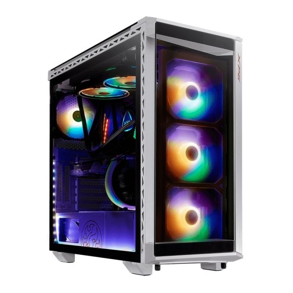 Gabinete XPG Battlecruiser Mid-Tower White 4 Fan