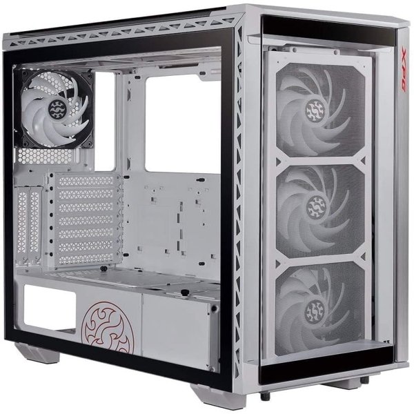 Gabinete XPG Battlecruiser Mid-Tower White 4 Fan