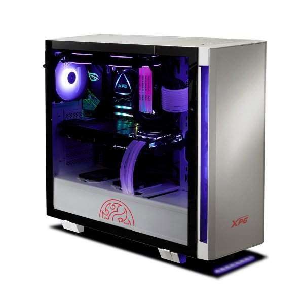 Gabinete XPG Invader Mid-Tower White 2 Fan