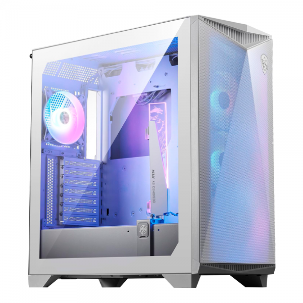 Gabinete MSI MPG Gungnir 300R Airflow White Mid Tower E-ATX Blanco