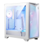 Gabinete MSI MPG Gungnir 300R Airflow White Mid Tower E-ATX Blanco Gabinete MSI MPG Gungnir 300R Airflow White Mid Tower E-ATX Blanco