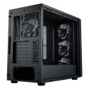 Gabinete Cooler Master MasterBox 600, Mid Tower, ATX/EATX/Micro-ATX/Mini-ITX, sin Fuente, 4 Ventiladores ARGB Instalados, Negro